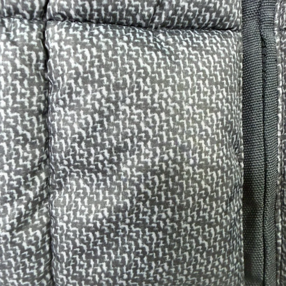 Zara Boys Puffer‎ Vest Jacket Size 11/12 Grey Hooded Quilted Full Zip Gorpcore